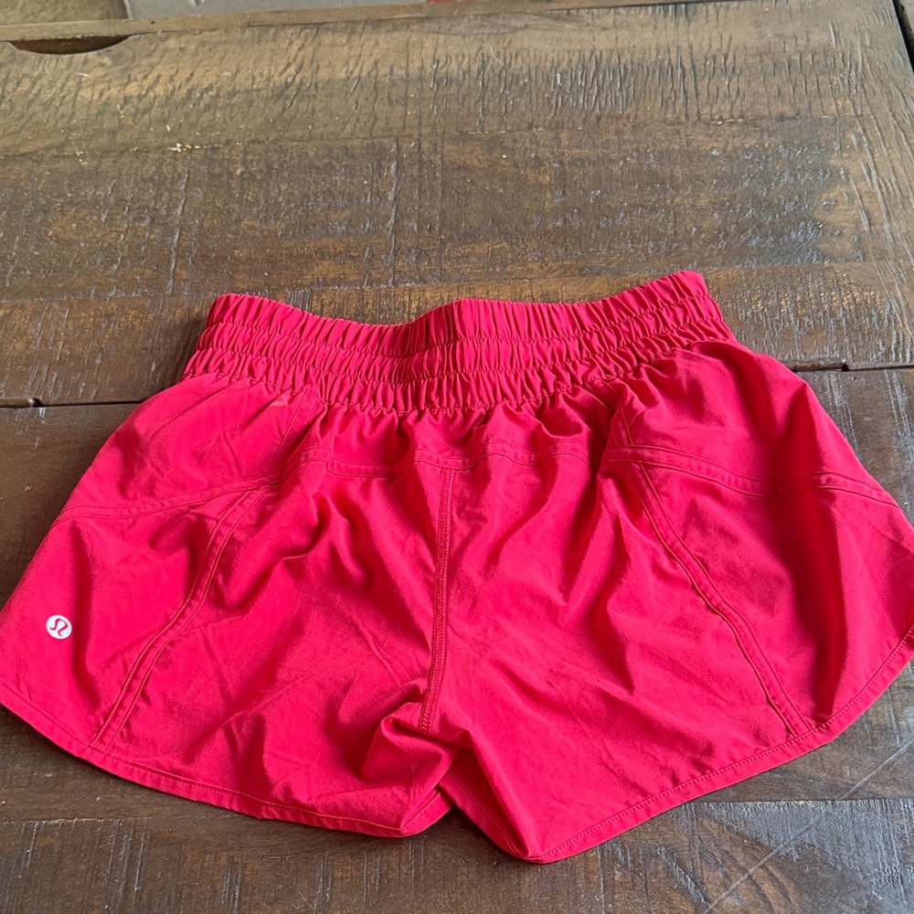 lululemon athletica Red Athletic Shorts